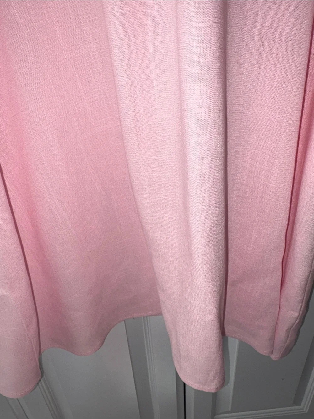 Light Pink Ruffle Neck Tunic - Picture 6 of 9